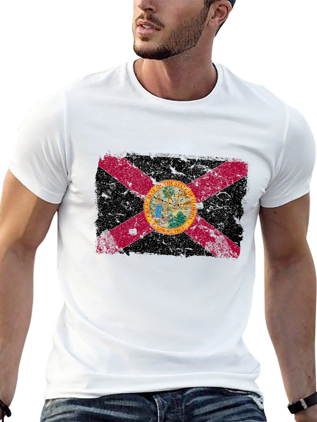 Florida Flag Graphic T-Shirt