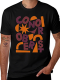 Abstract Graphic Print Mens T-Shirt