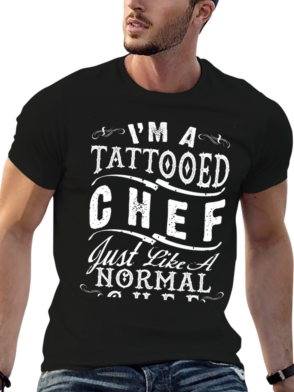 Tattooed Chef Graphic T-Shirt - Cool Cook Apparel