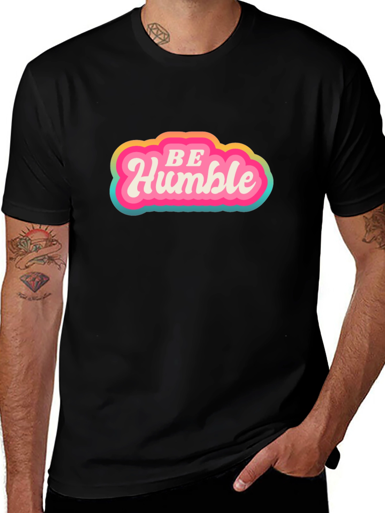 Be Humble Retro Graphic T-Shirt