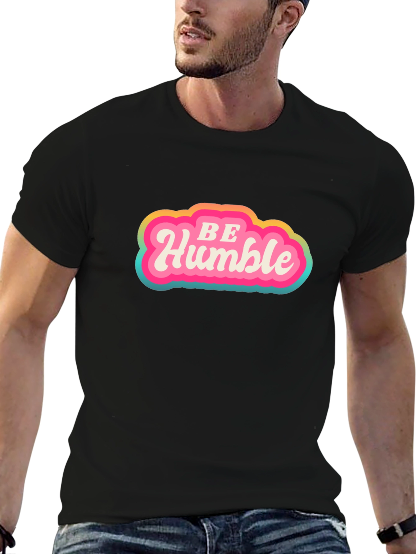 Be Humble Retro Graphic T-Shirt