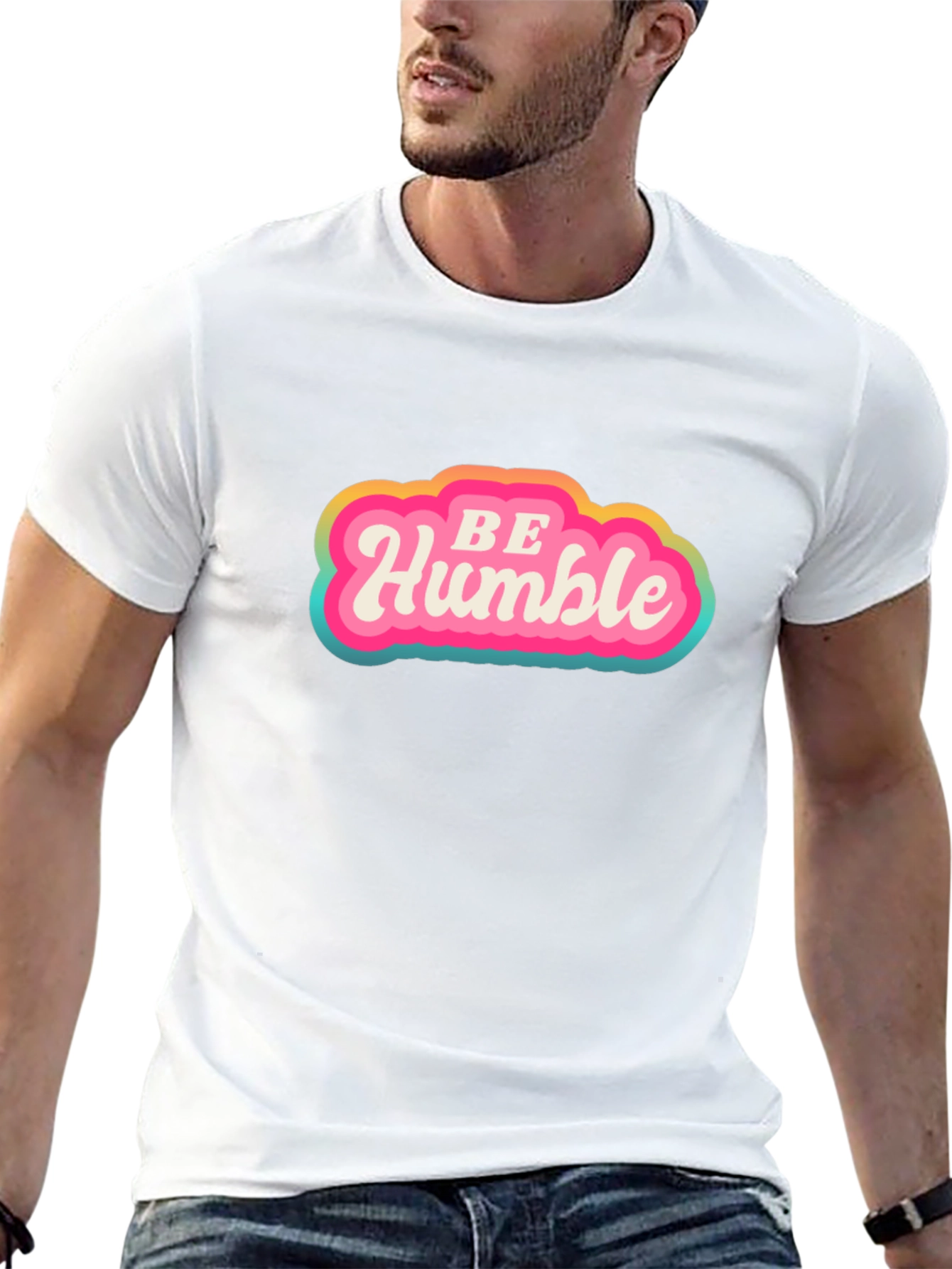 Be Humble Retro Graphic T-Shirt