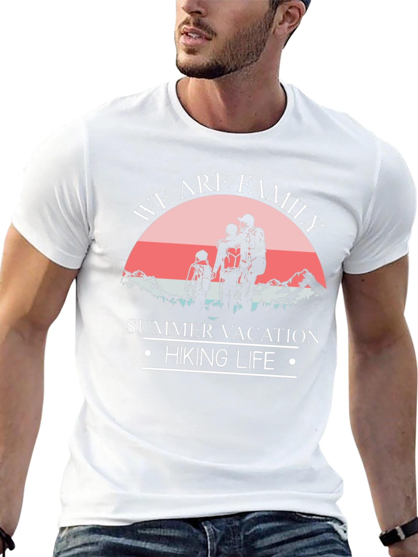 Family Hiking Vacation Tee