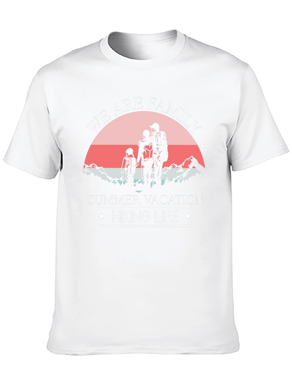 Family Hiking Vacation Tee