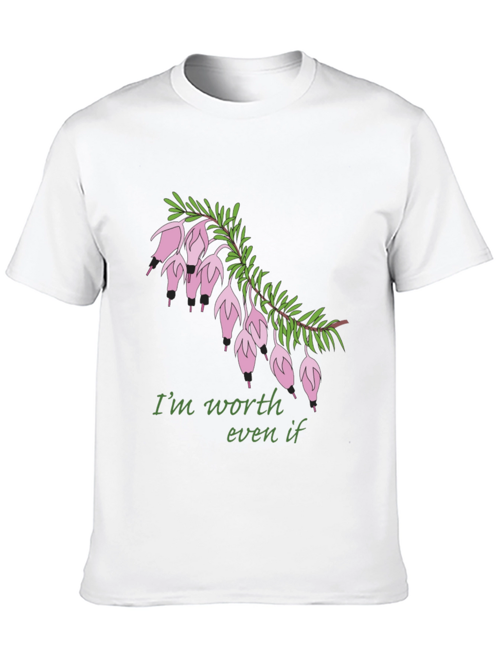 Worth It Flower Graphic T-Shirt
