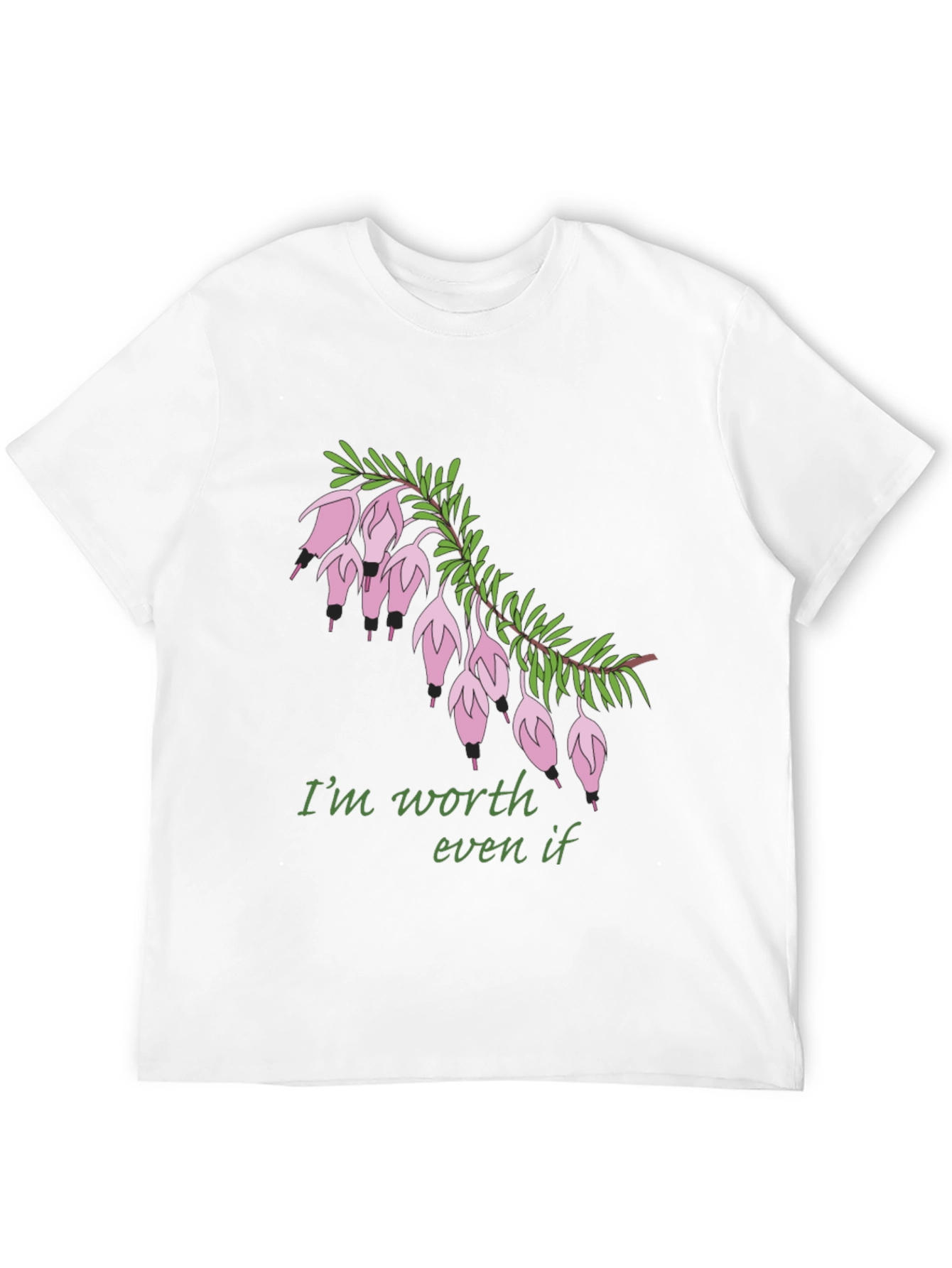 Worth It Flower Graphic T-Shirt