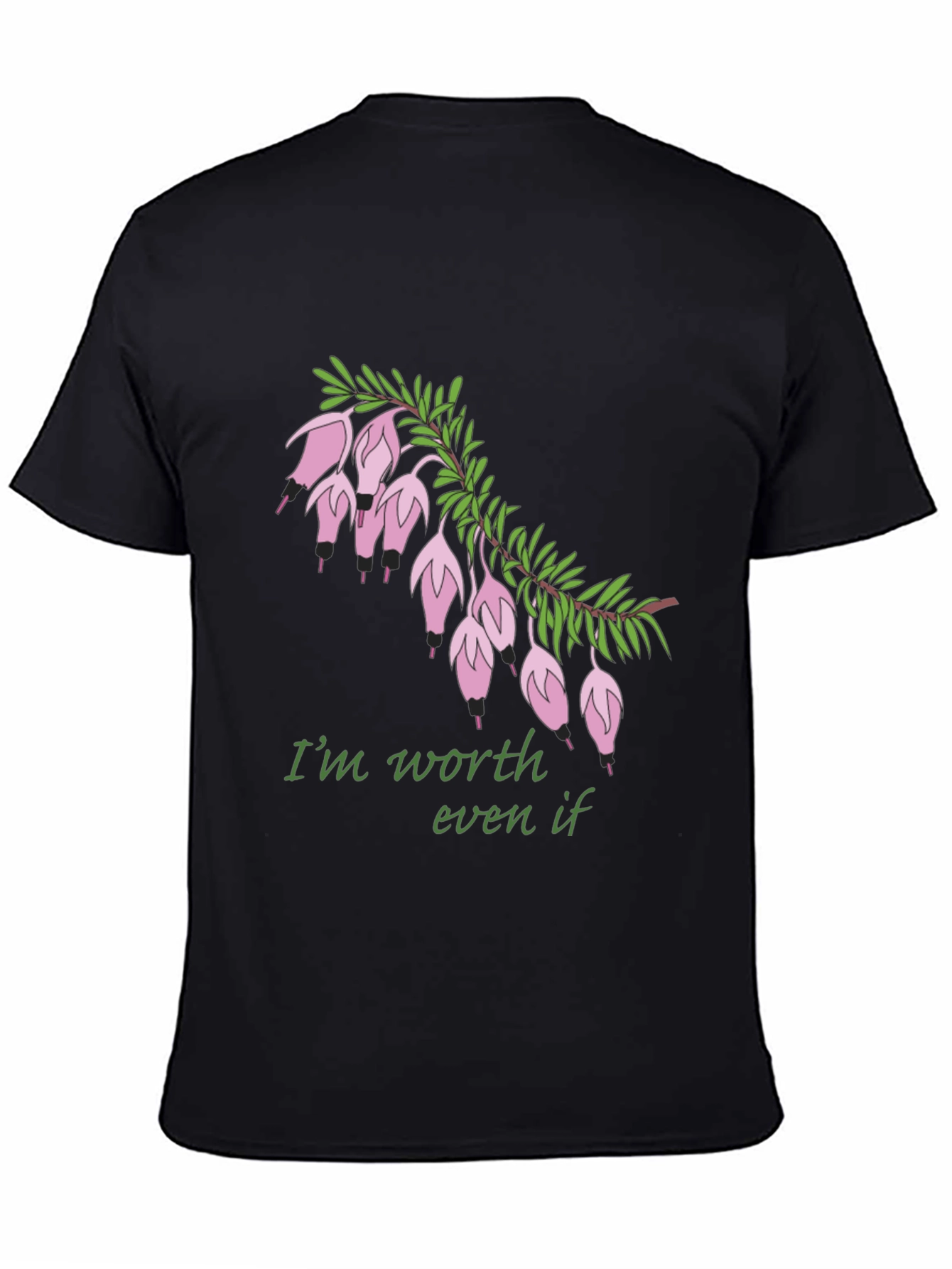 Worth It Flower Graphic T-Shirt