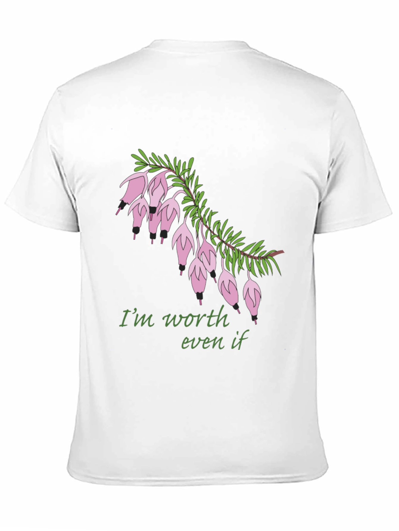 Worth It Flower Graphic T-Shirt