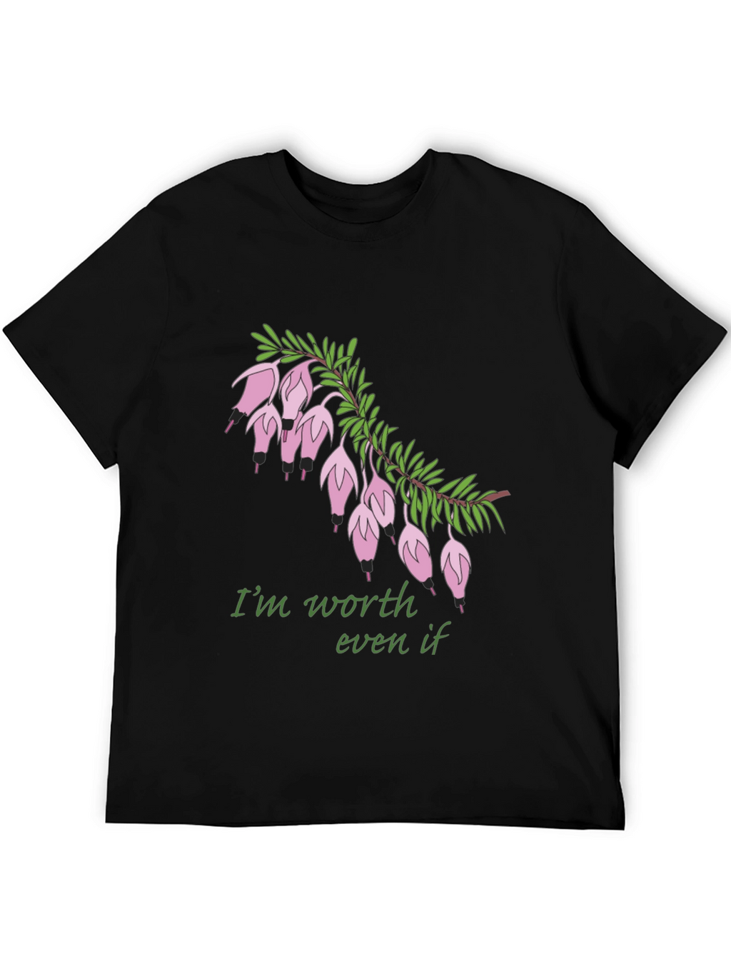 Worth It Flower Graphic T-Shirt
