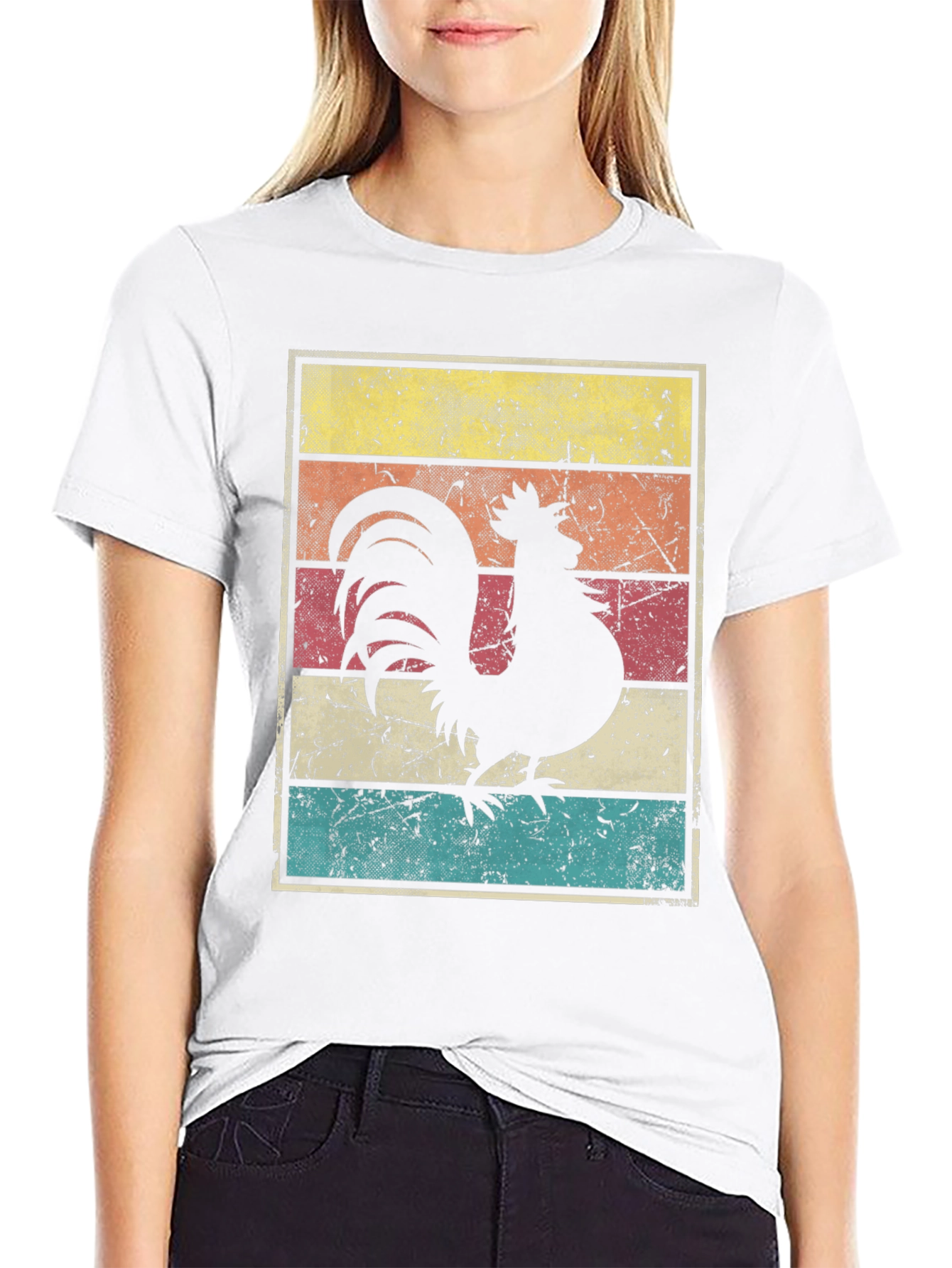 Retro Rooster Graphic Tee