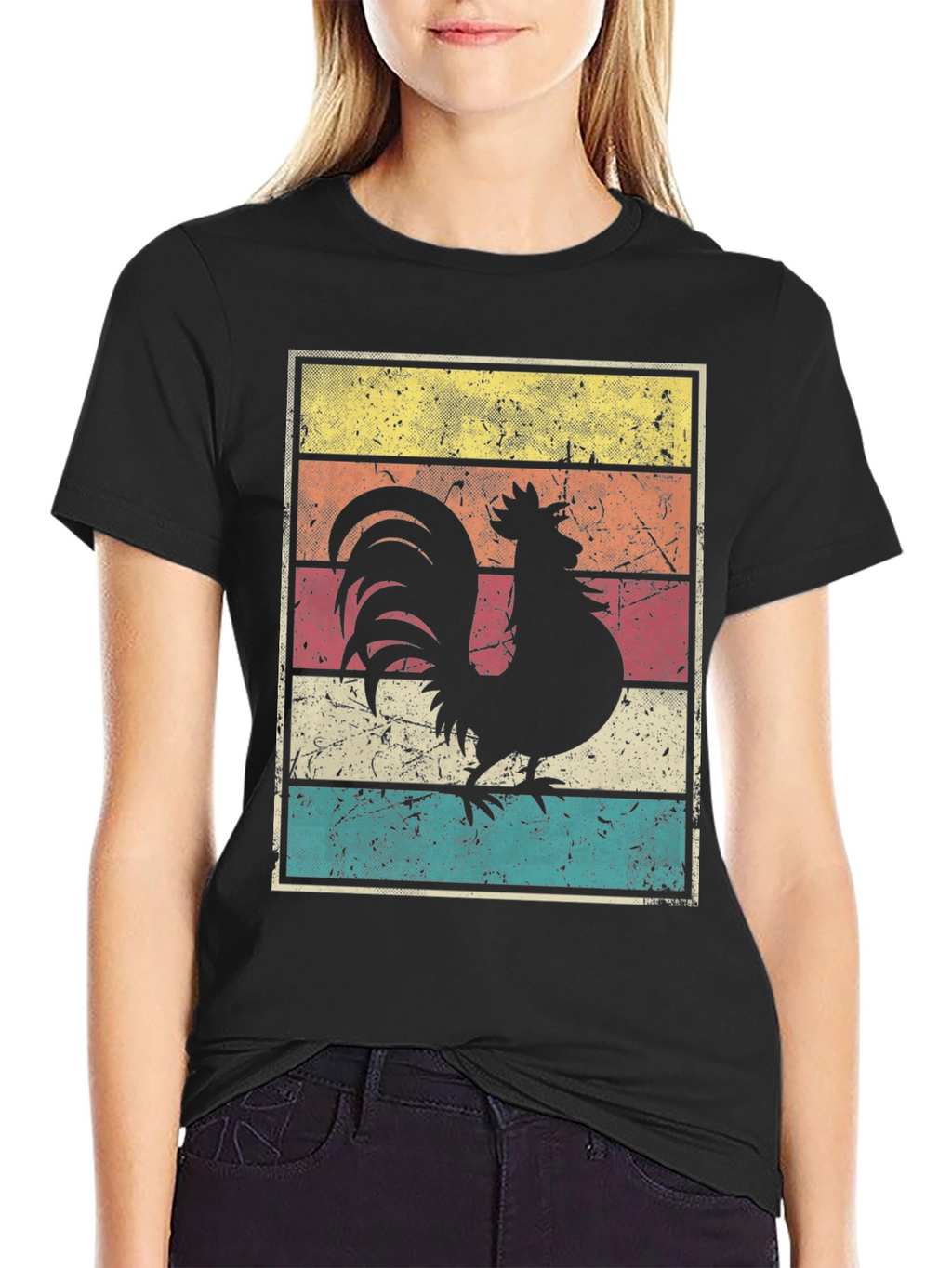 Retro Rooster Graphic Tee