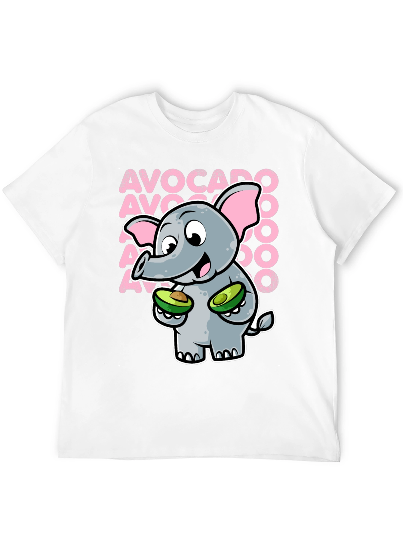 Avocado Elephant Graphic Tee