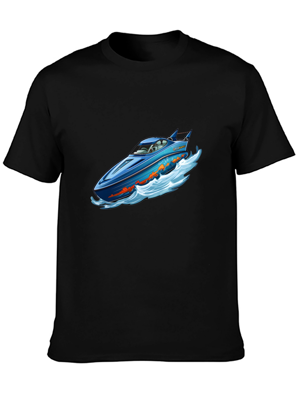 Blue Speedboat T-Shirt