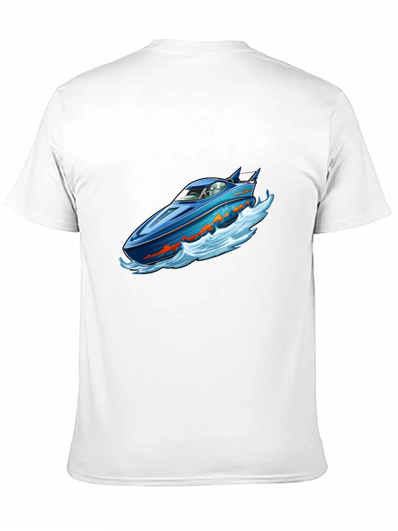 Blue Speedboat T-Shirt