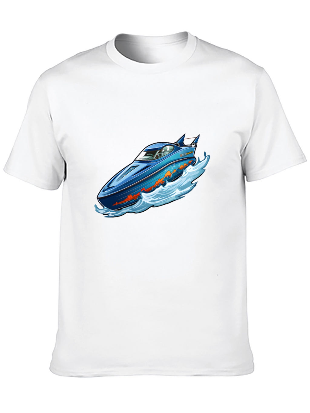 Blue Speedboat T-Shirt