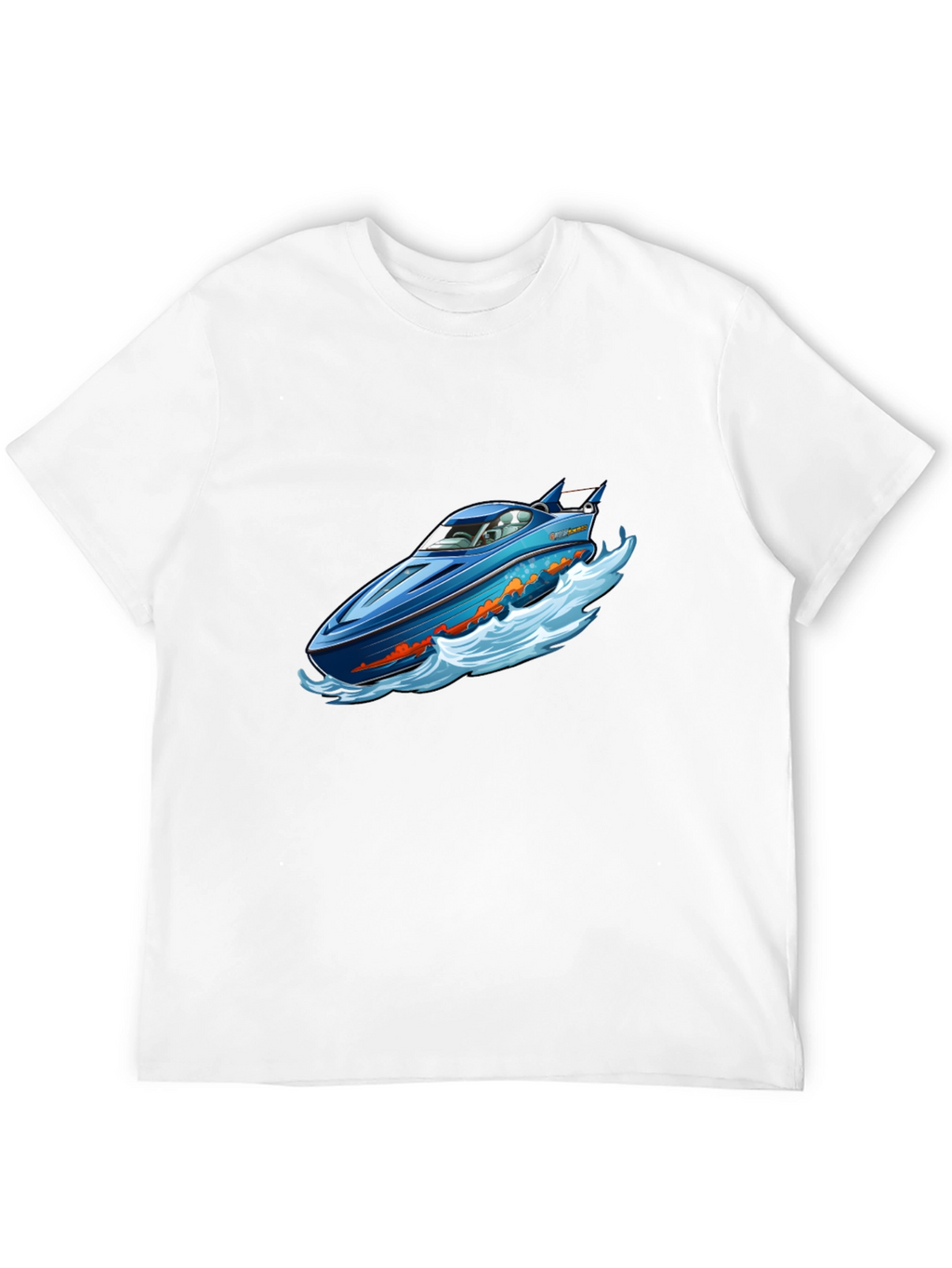 Blue Speedboat T-Shirt