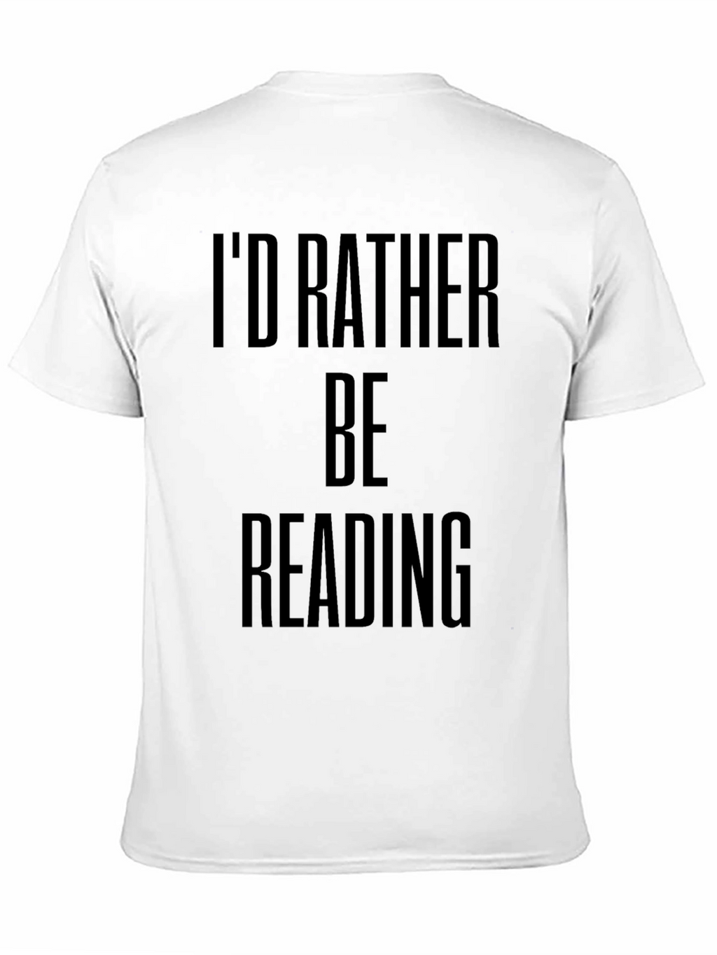Id Rather Be Reading Black Graphic Tee