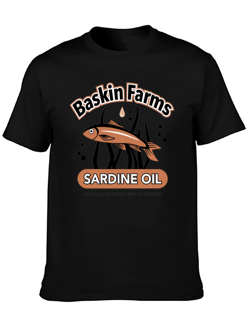 Baskin Farms Sardine Oil Graphic T-Shirt