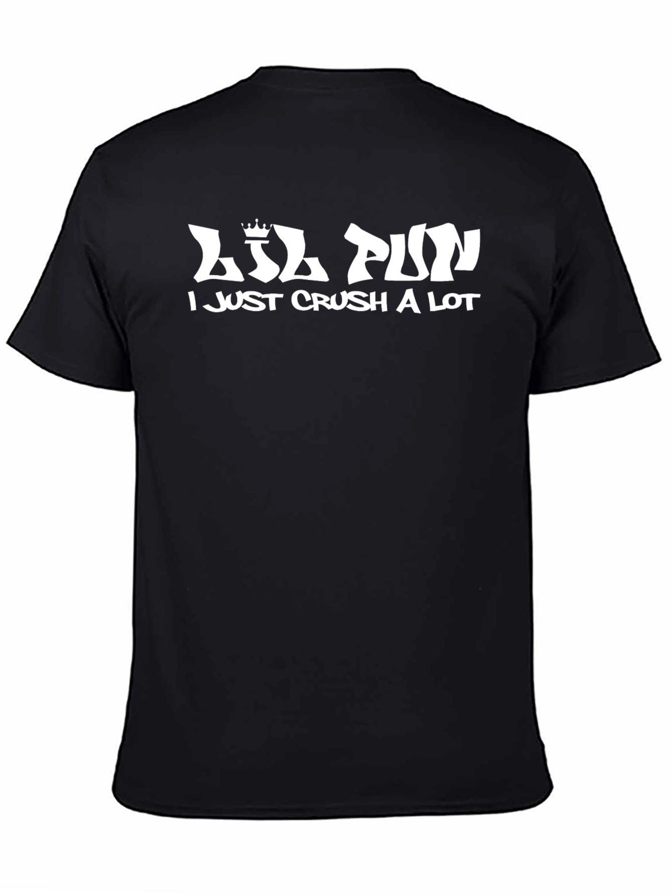 Lil Pun I Just Crush A Lot Black T-Shirt