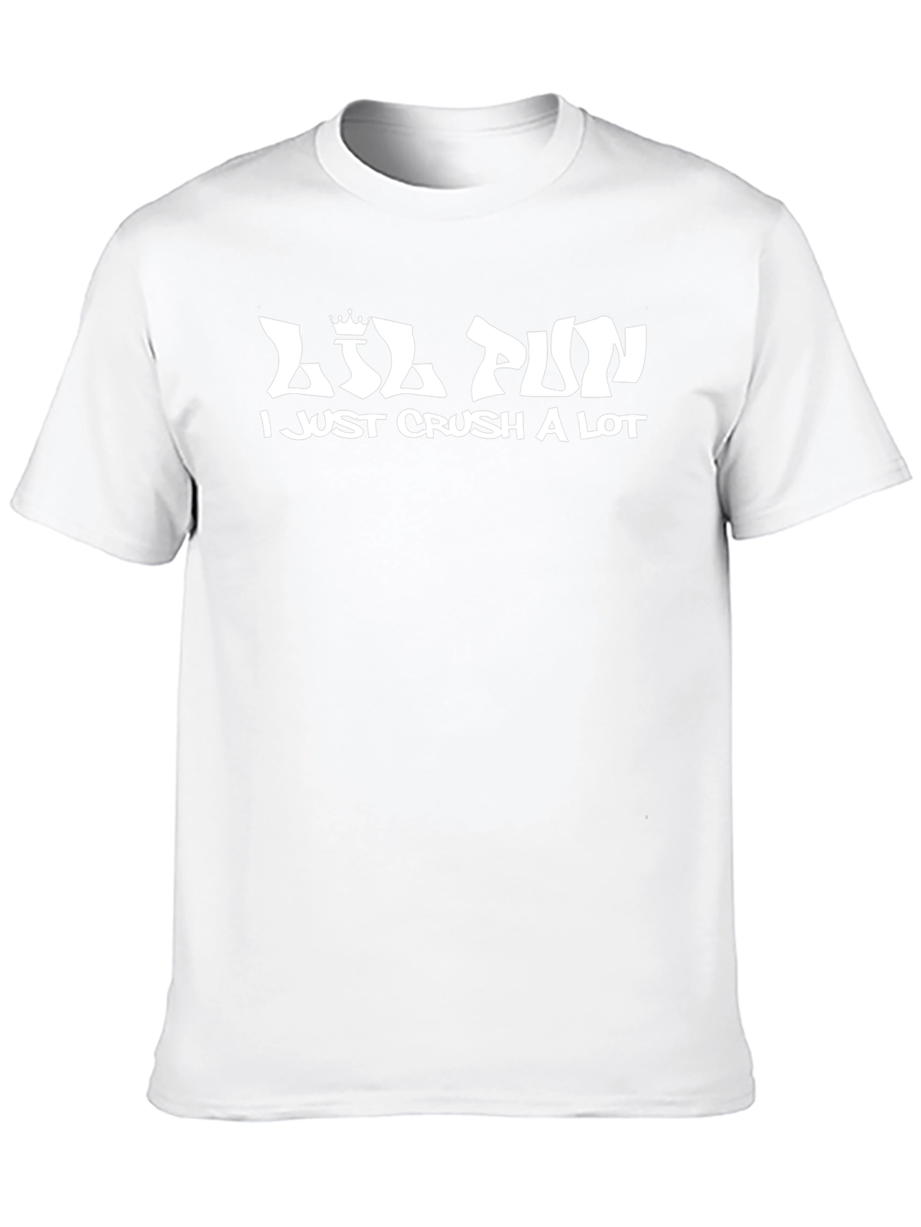 Lil Pun I Just Crush A Lot Black T-Shirt