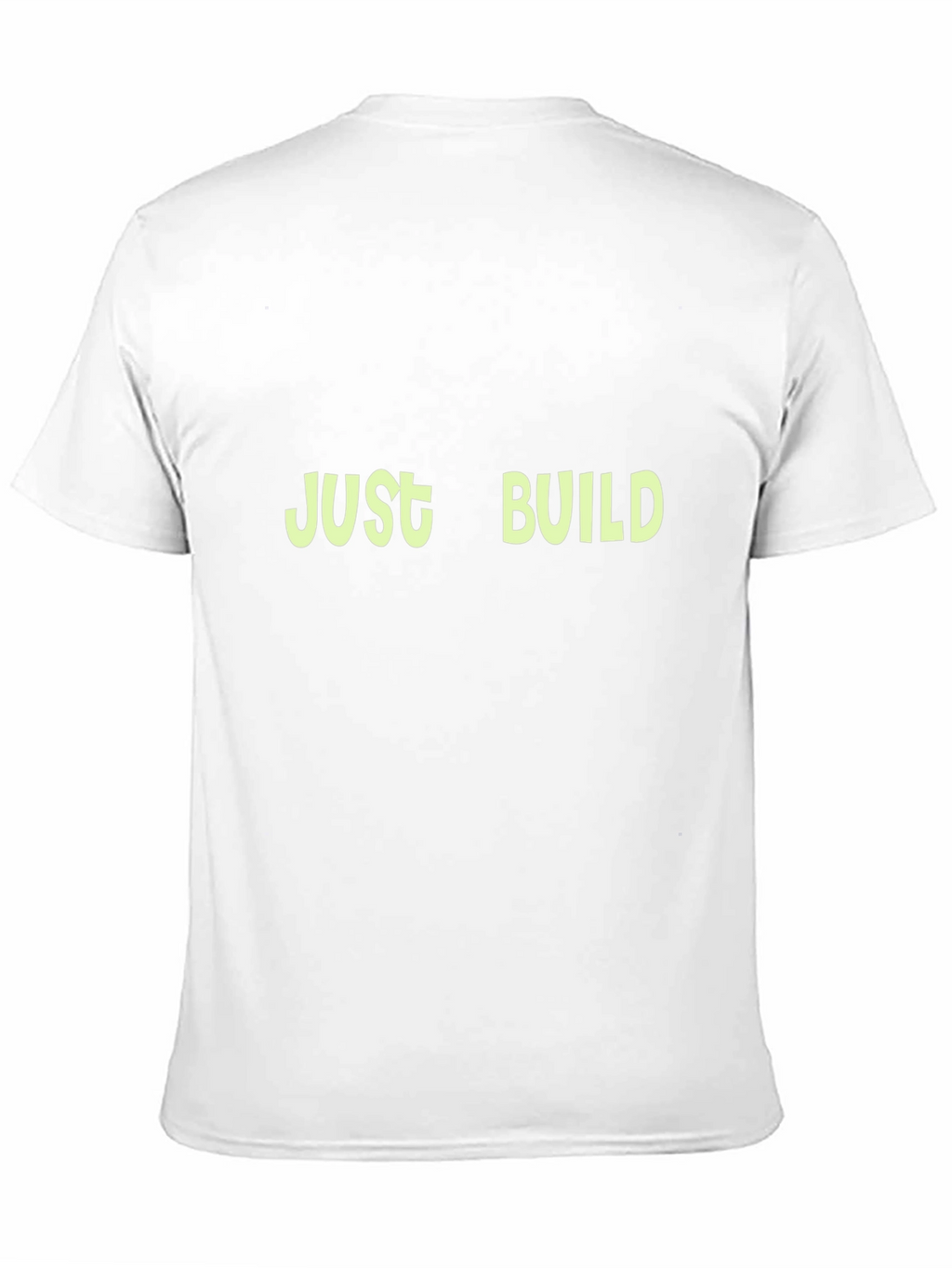 Just Build Black Tee - Gamer Style