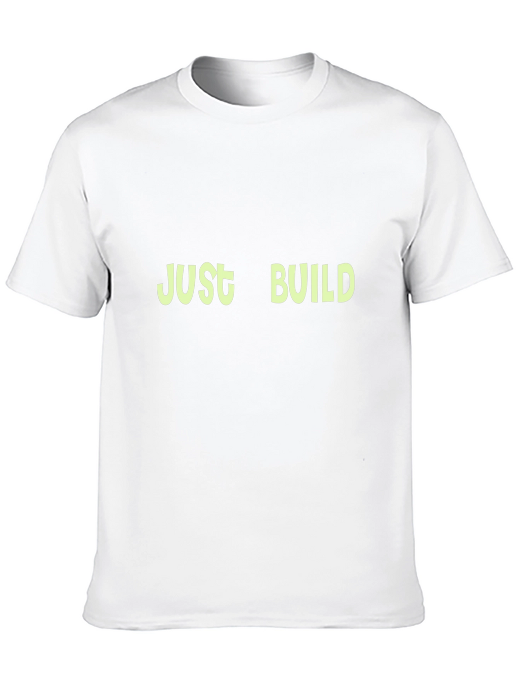 Just Build Black Tee - Gamer Style