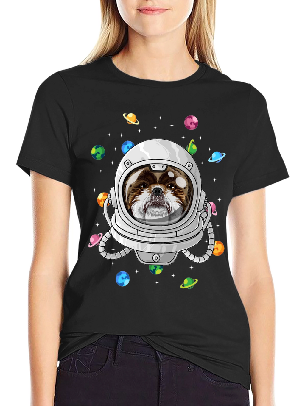 Dog Astronaut T-Shirt - Space Pet Design