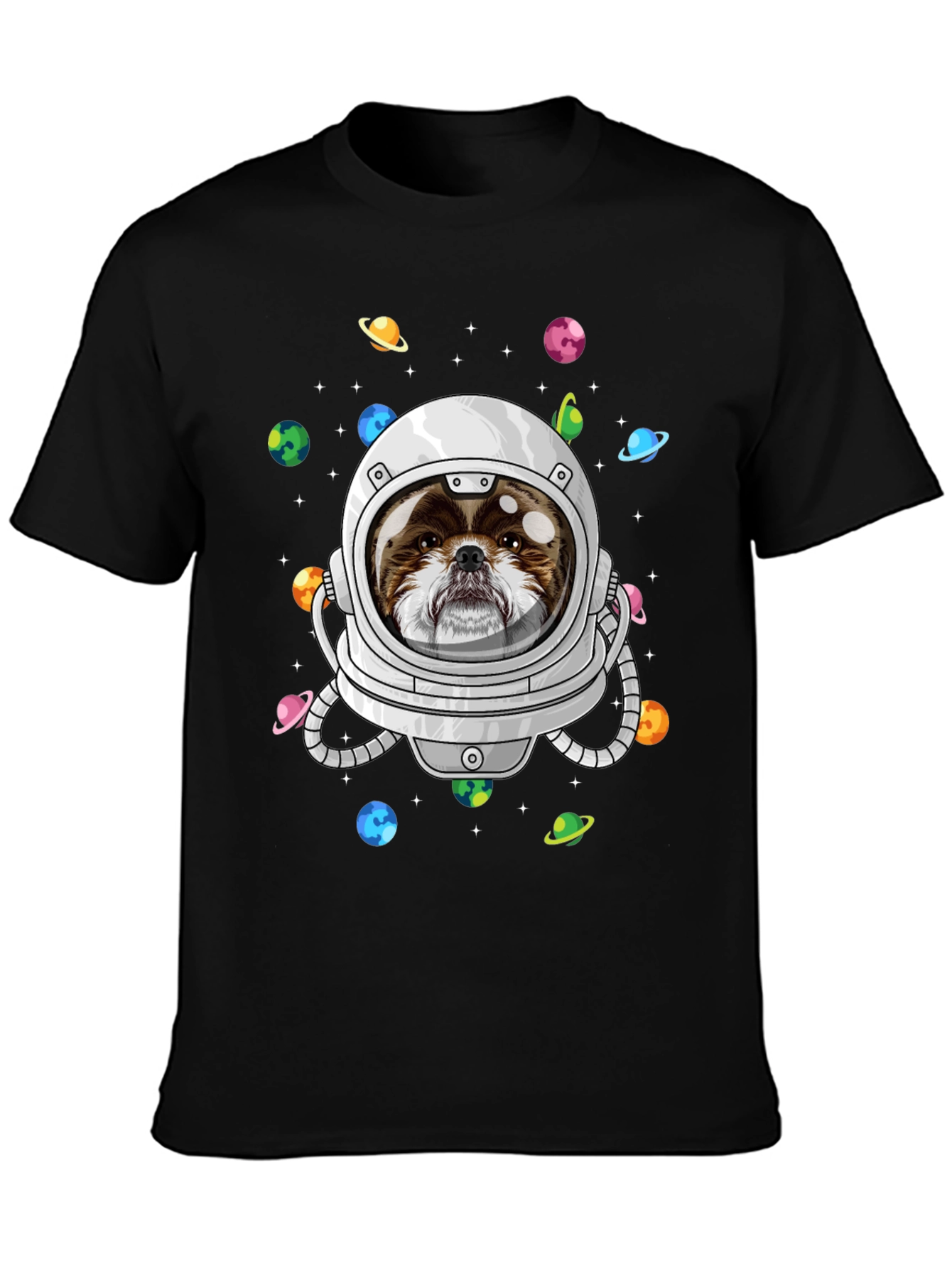 Dog Astronaut T-Shirt - Space Pet Design