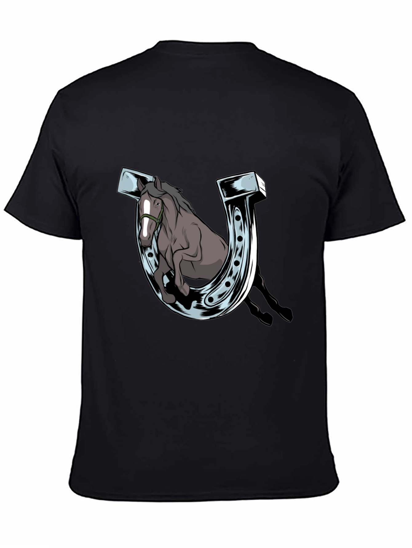 Horse and Horseshoe Graphic Tee