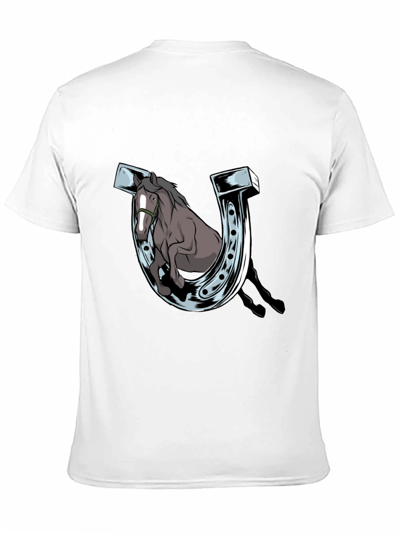 Horse and Horseshoe Graphic Tee