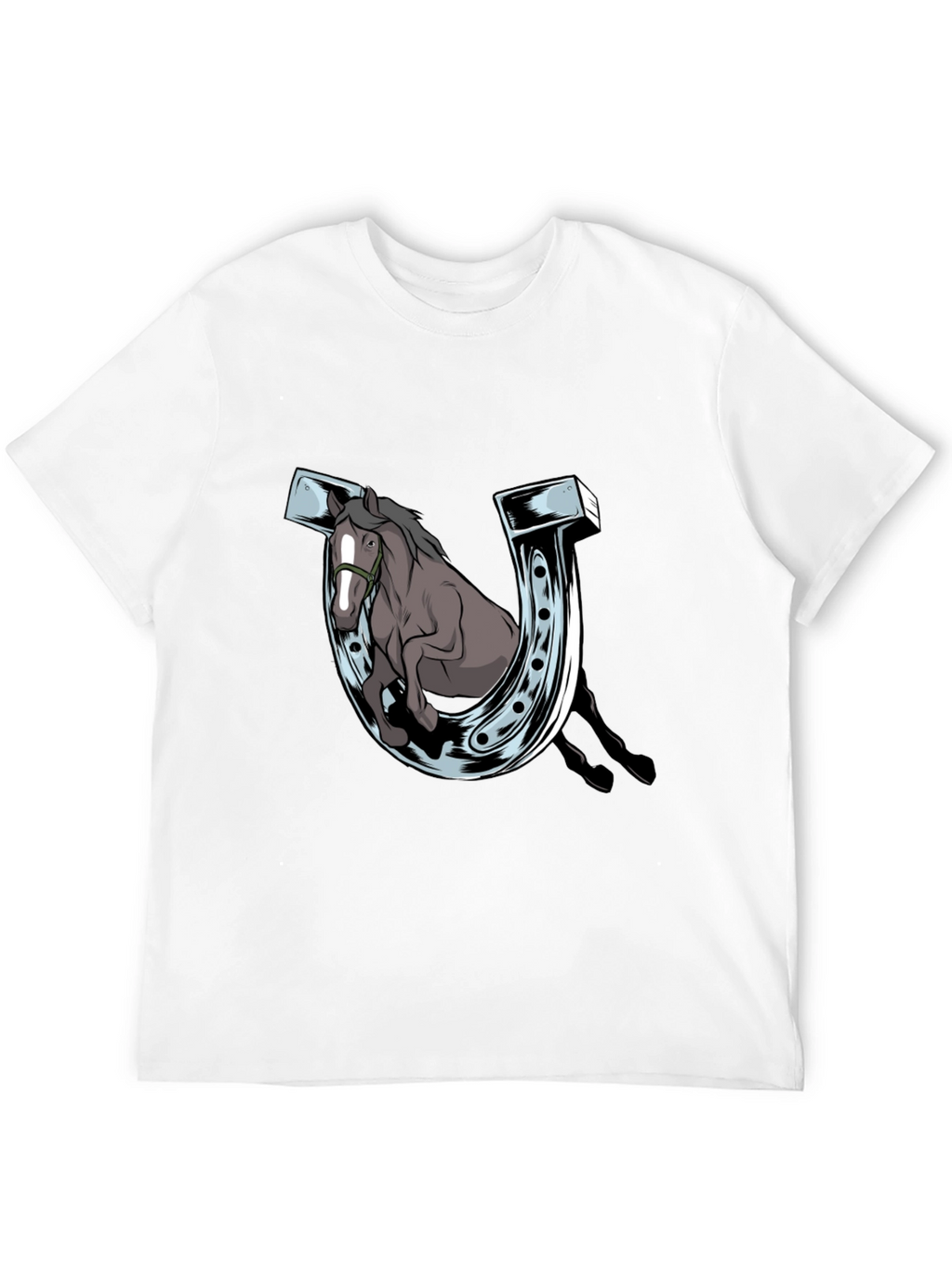 Horse and Horseshoe Graphic Tee