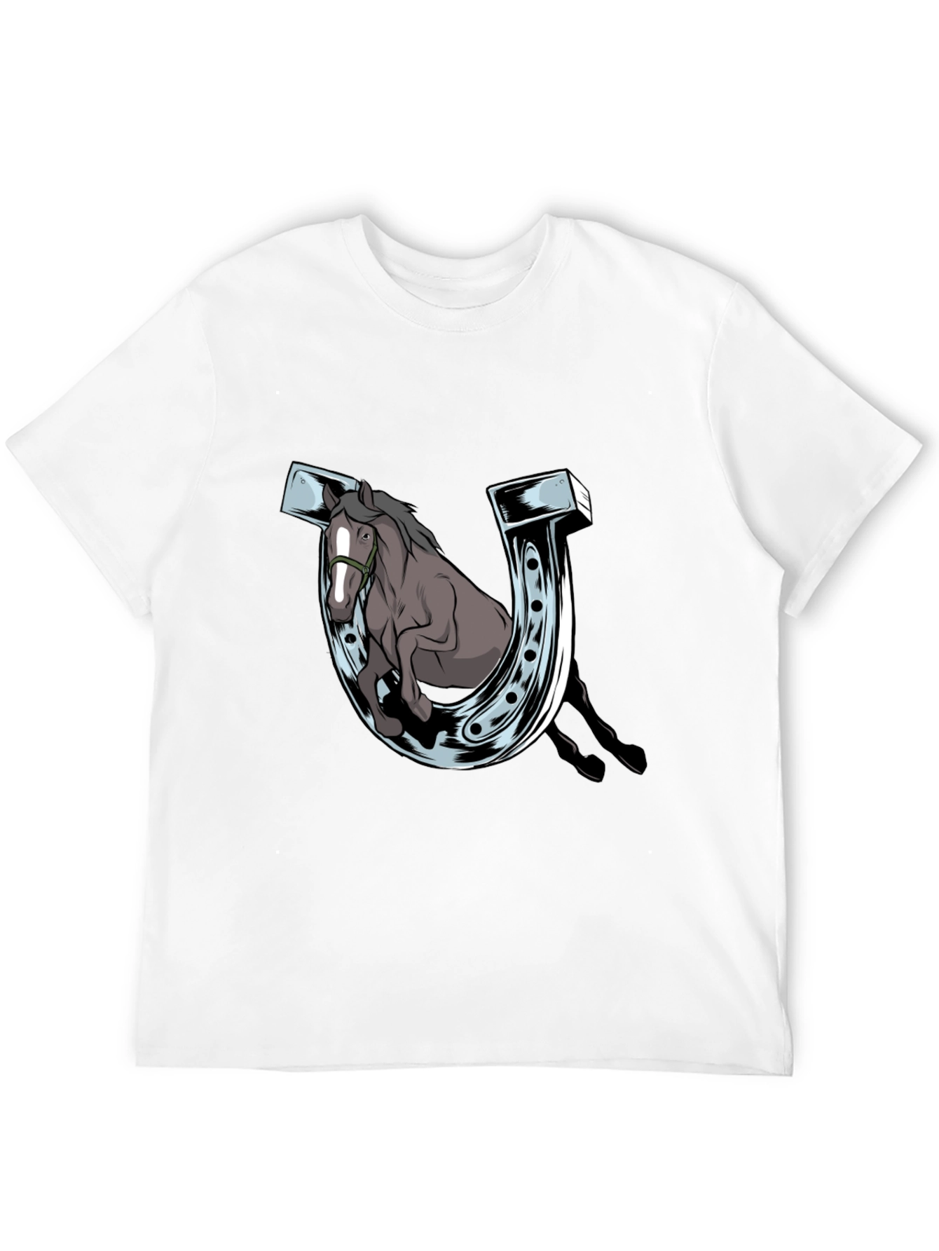 Horse and Horseshoe Graphic Tee