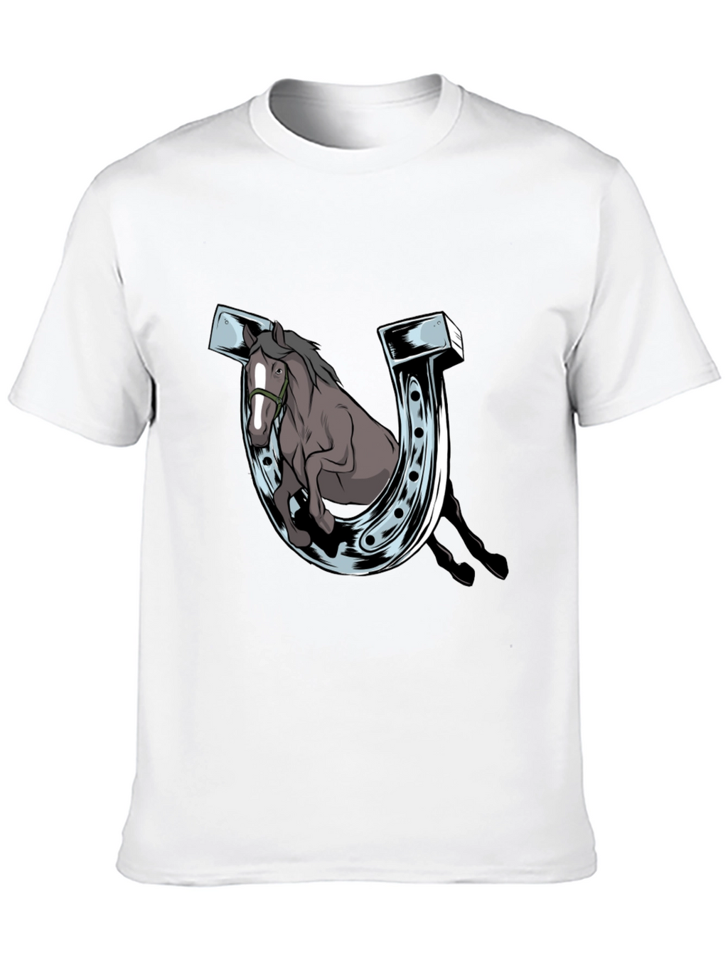 Horse and Horseshoe Graphic Tee