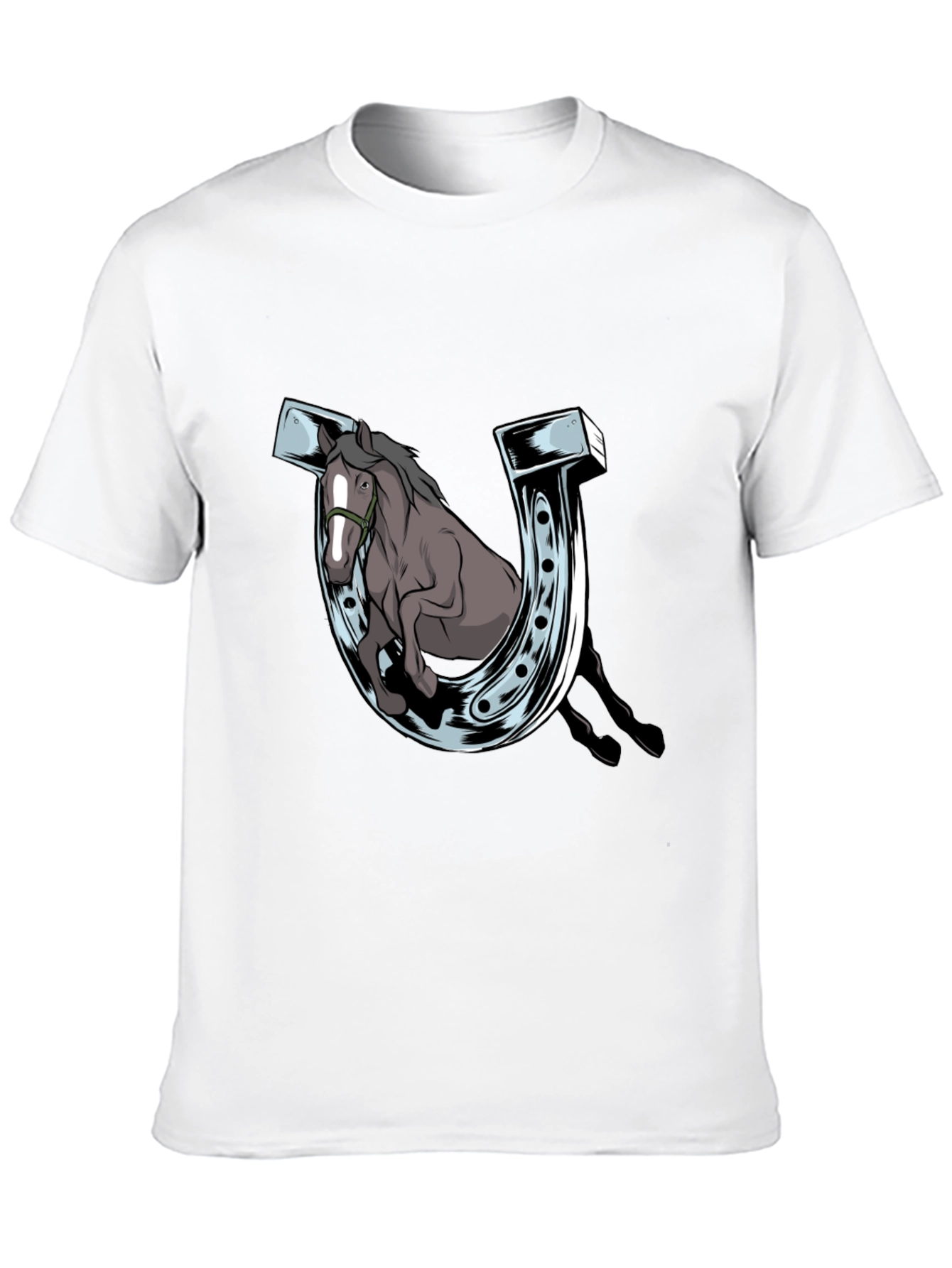 Horse and Horseshoe Graphic Tee