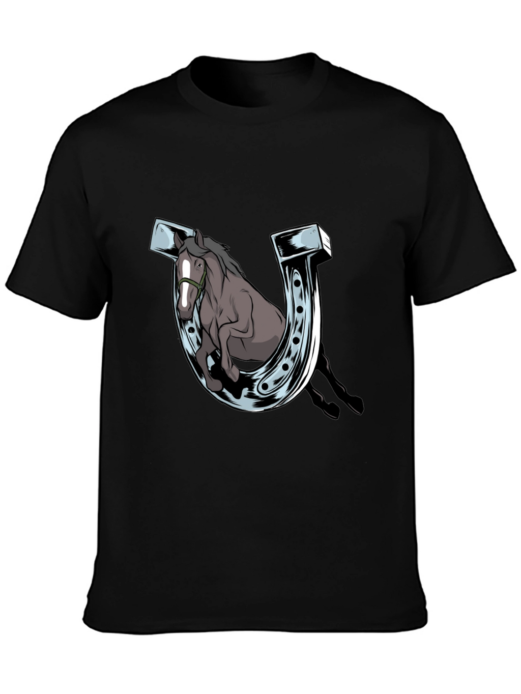 Horse and Horseshoe Graphic Tee