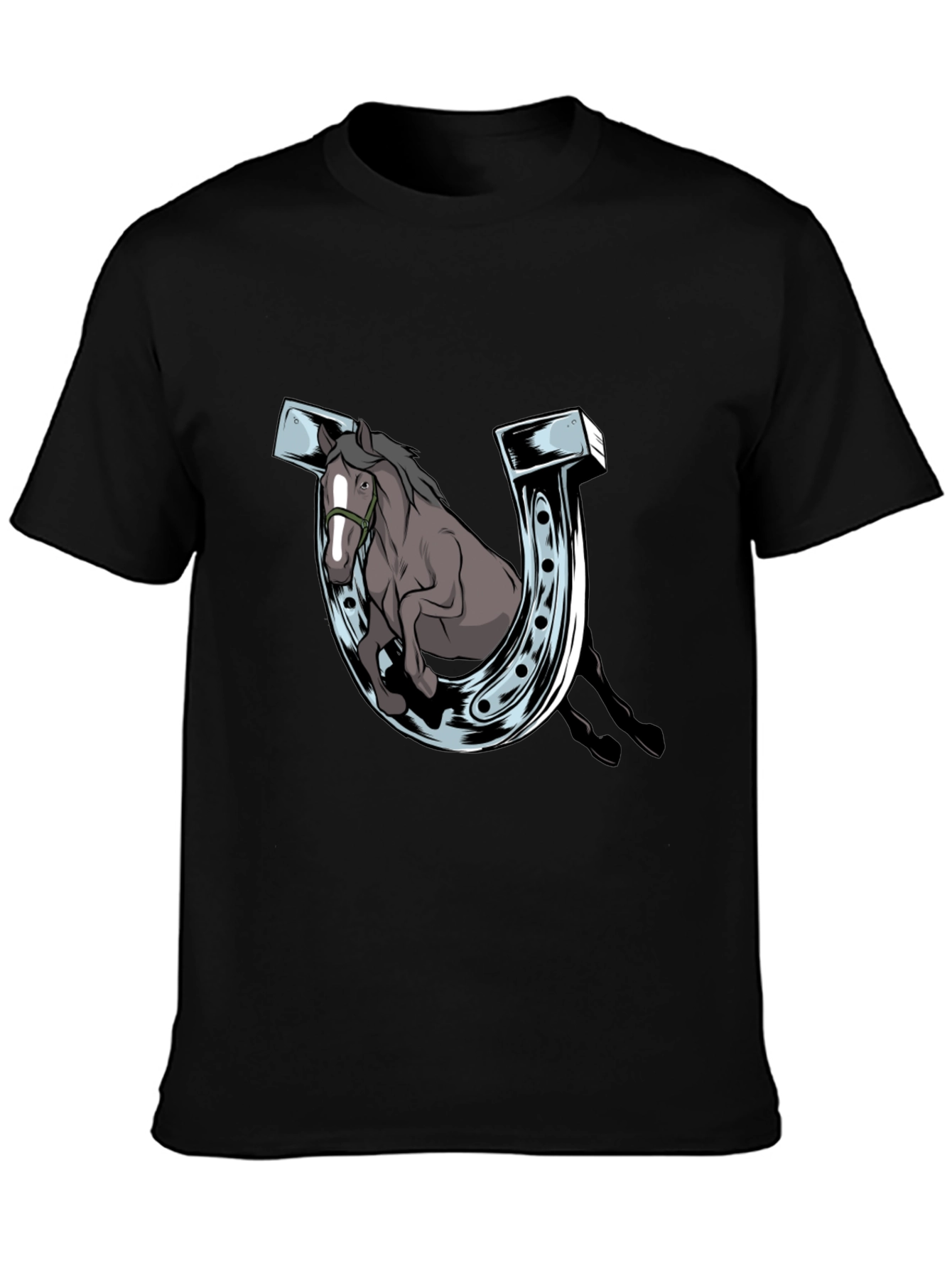Horse and Horseshoe Graphic Tee