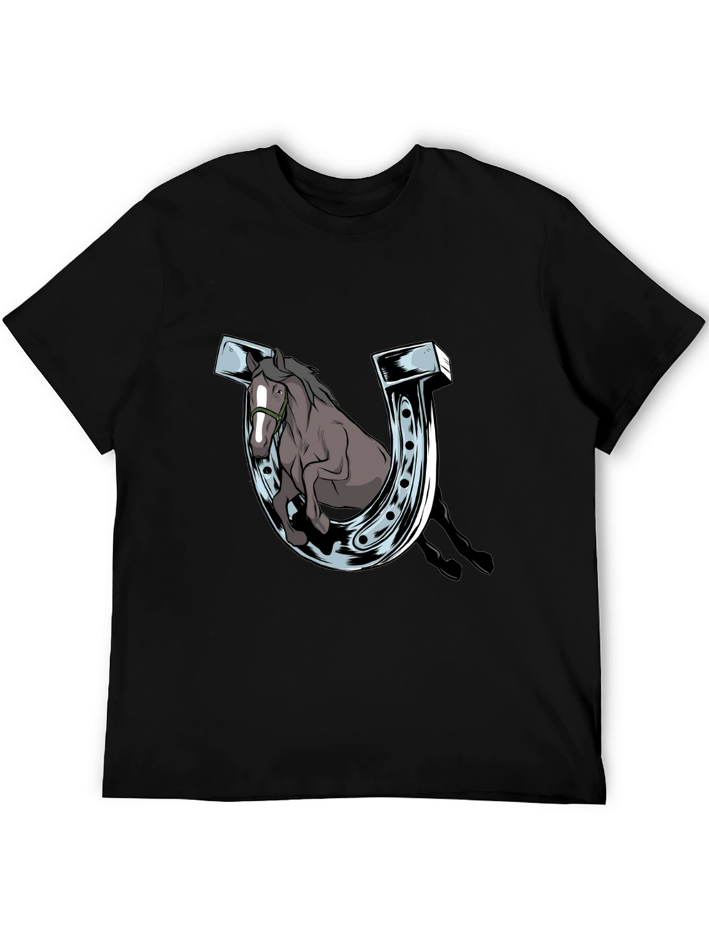 Horse and Horseshoe Graphic Tee
