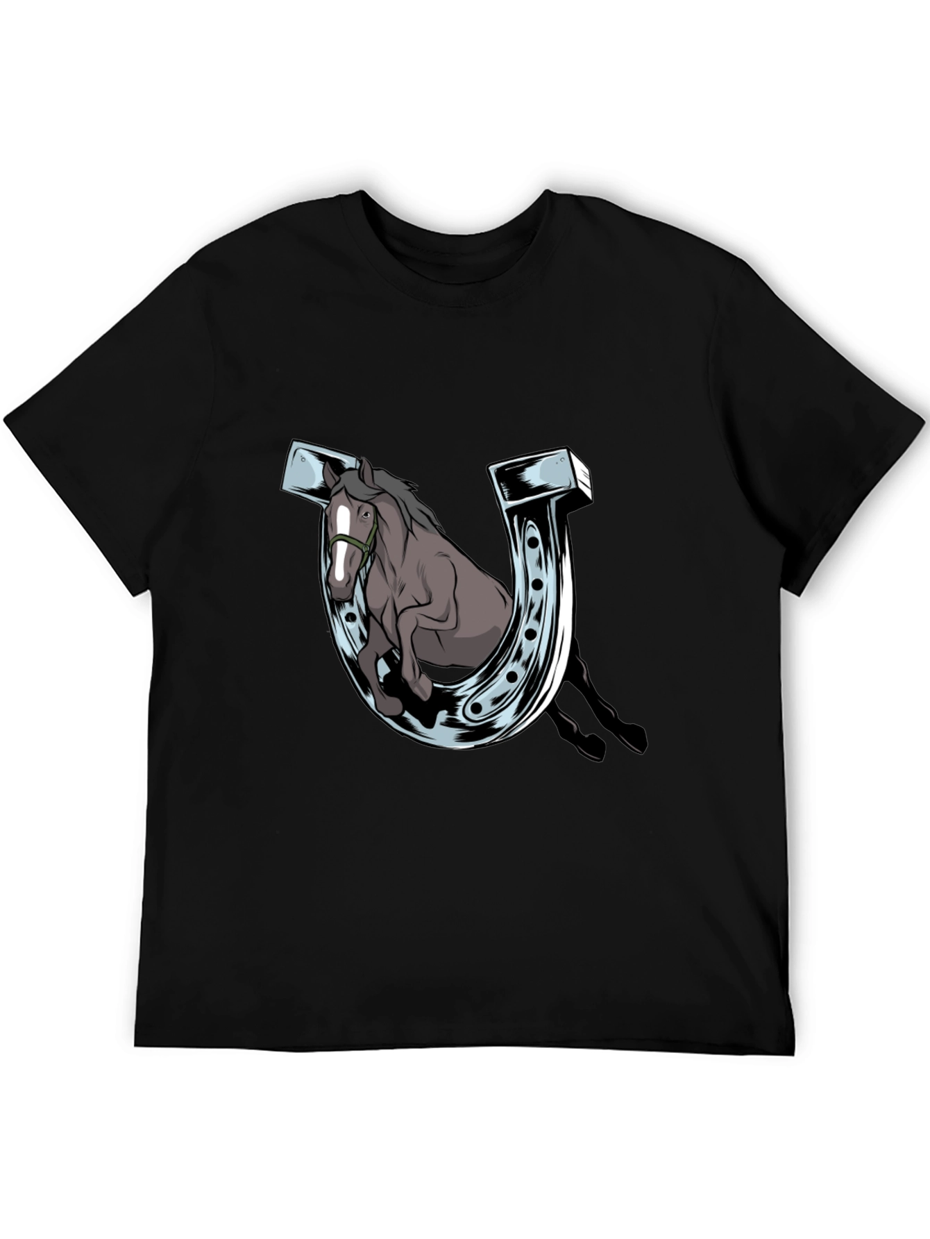 Horse and Horseshoe Graphic Tee
