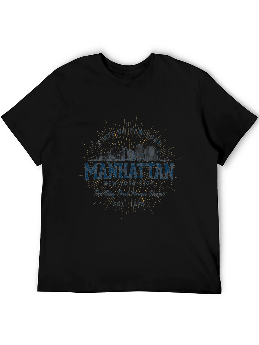 Manhattan Graphic T-Shirt - Classic Fit Soft Cotton