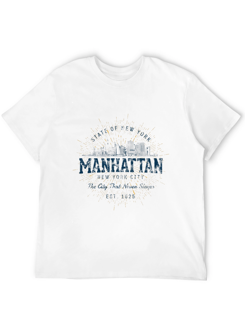Manhattan Graphic T-Shirt - Classic Fit Soft Cotton