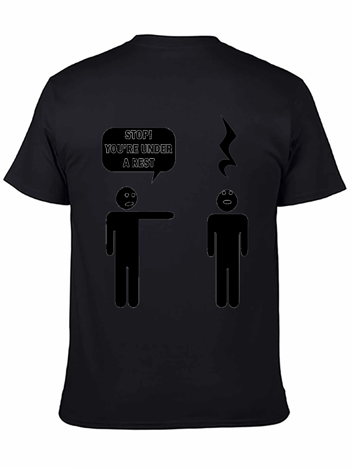 Funny Music Pun T-Shirt - Youre Under a Rest