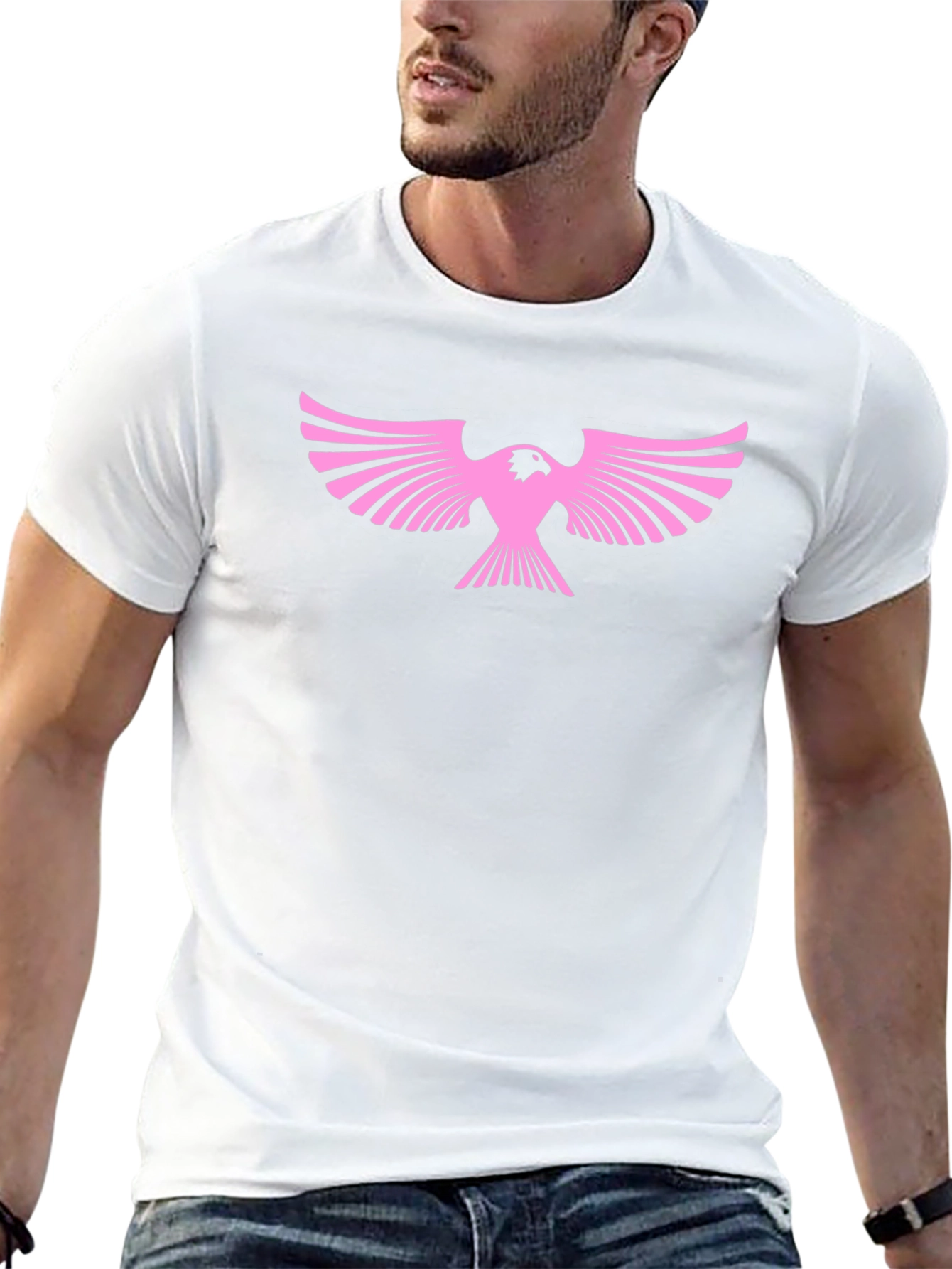 Pink Phoenix Black Tee