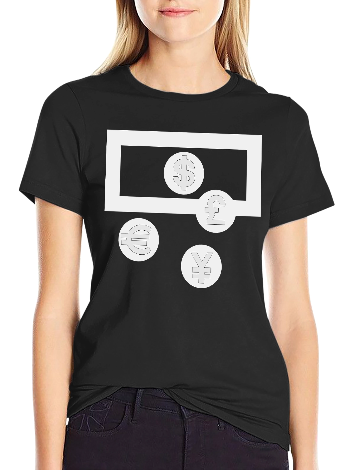 Currency Graphic Tee - Money T-Shirt