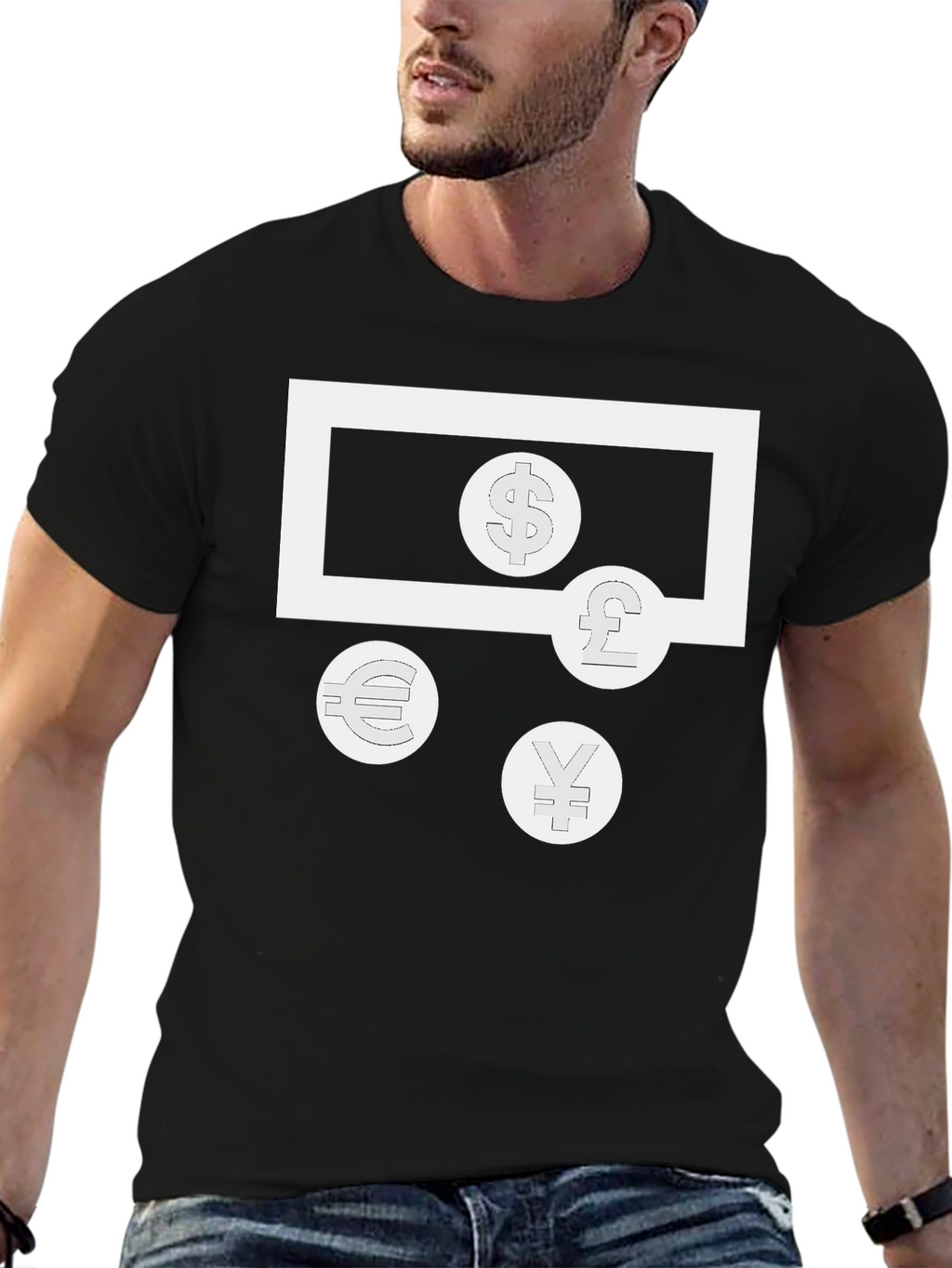 Currency Graphic Tee - Money T-Shirt