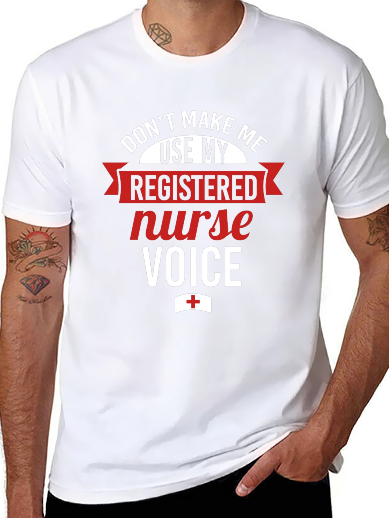 Registered Nurse Voice T-Shirt - Funny RN Tee