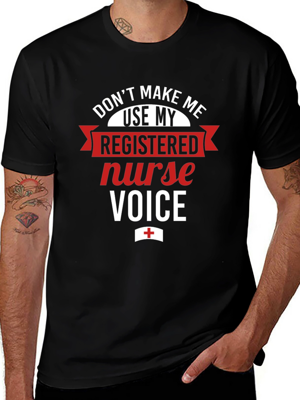 Registered Nurse Voice T-Shirt - Funny RN Tee