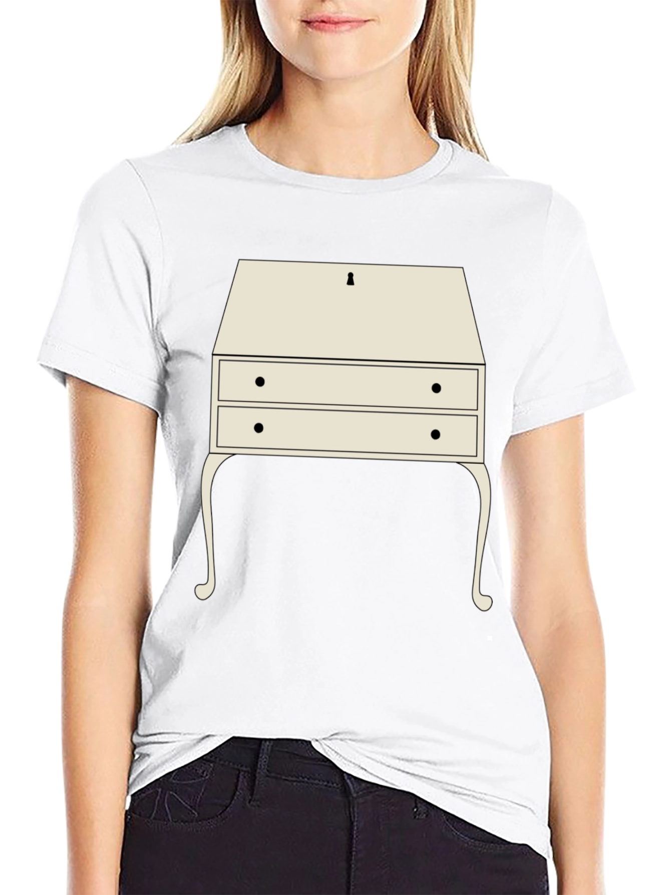 Retro Desk Graphic Tee - Stylish & Unique