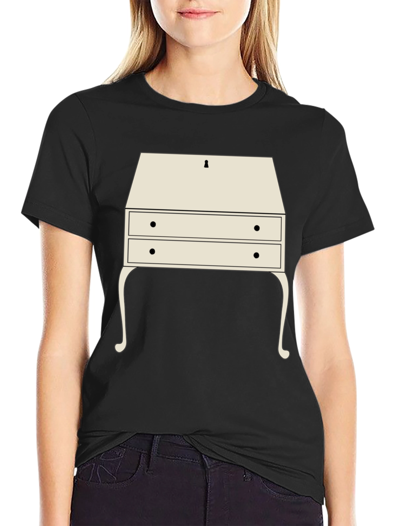 Retro Desk Graphic Tee - Stylish & Unique