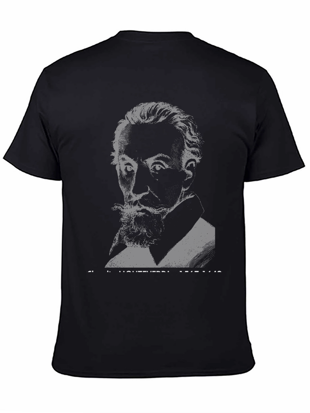 Monteverdi Portrait Black T-Shirt