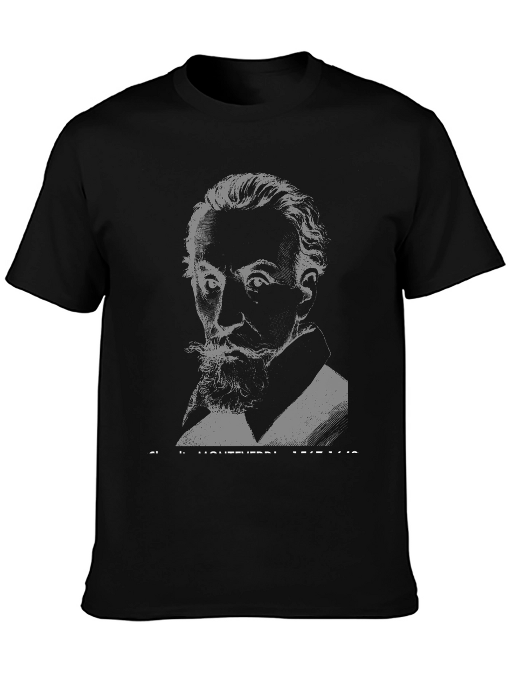 Monteverdi Portrait Black T-Shirt